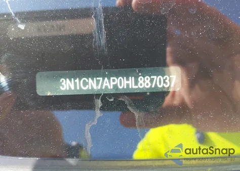 2017 Nissan Versa 1.6 S+ from USA, damaged, VIN 3N1CN7AP0HL887037